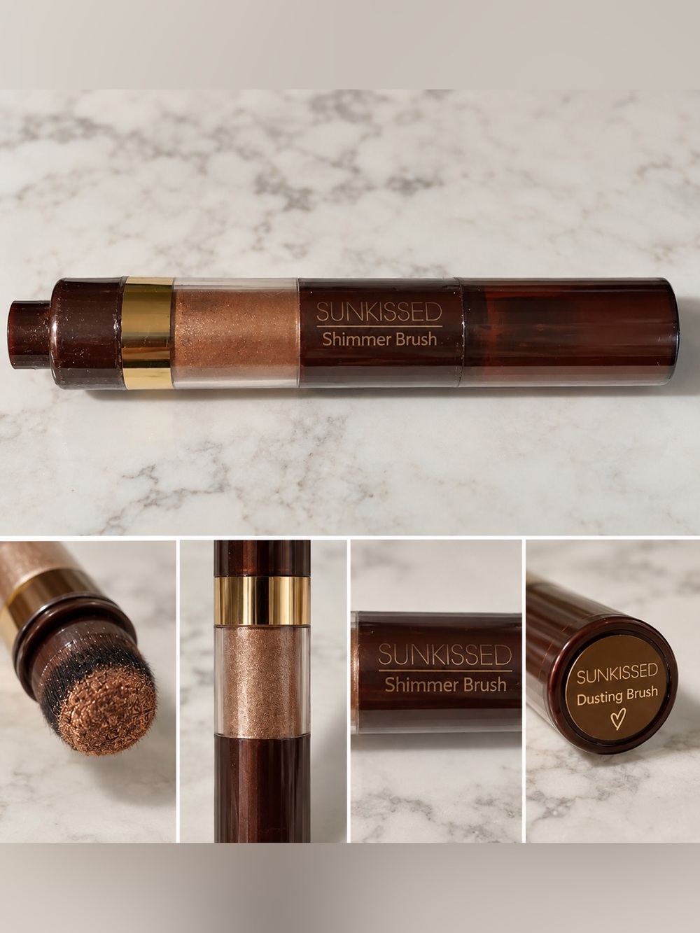 (#23) Sunkissed Dusting Brush Shimmer Powder – Bronze Glow ✨